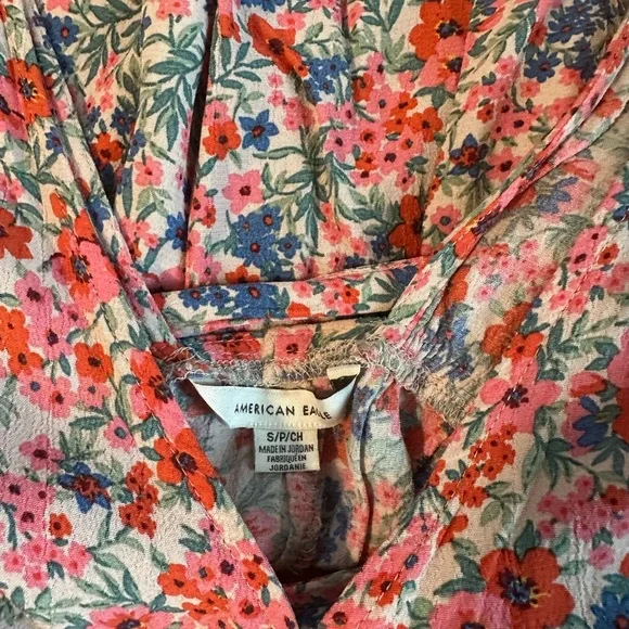American Eagle Outfitters Floral Print Romper - Picture 6 of 6